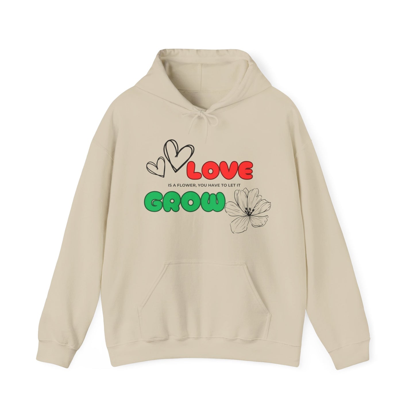 Love needs to Grow Unisex Hoodie