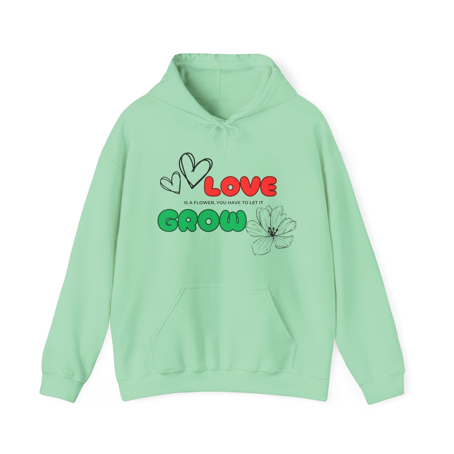 Love needs to Grow Unisex Hoodie
